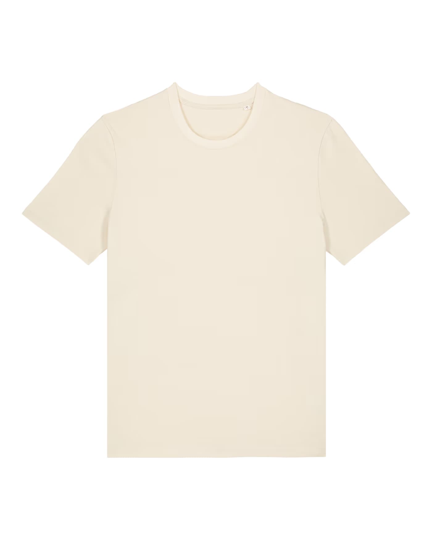T-shirt Léon à personnaliser, coupe classique en 100 % coton bio 180 g/m², coloris écru