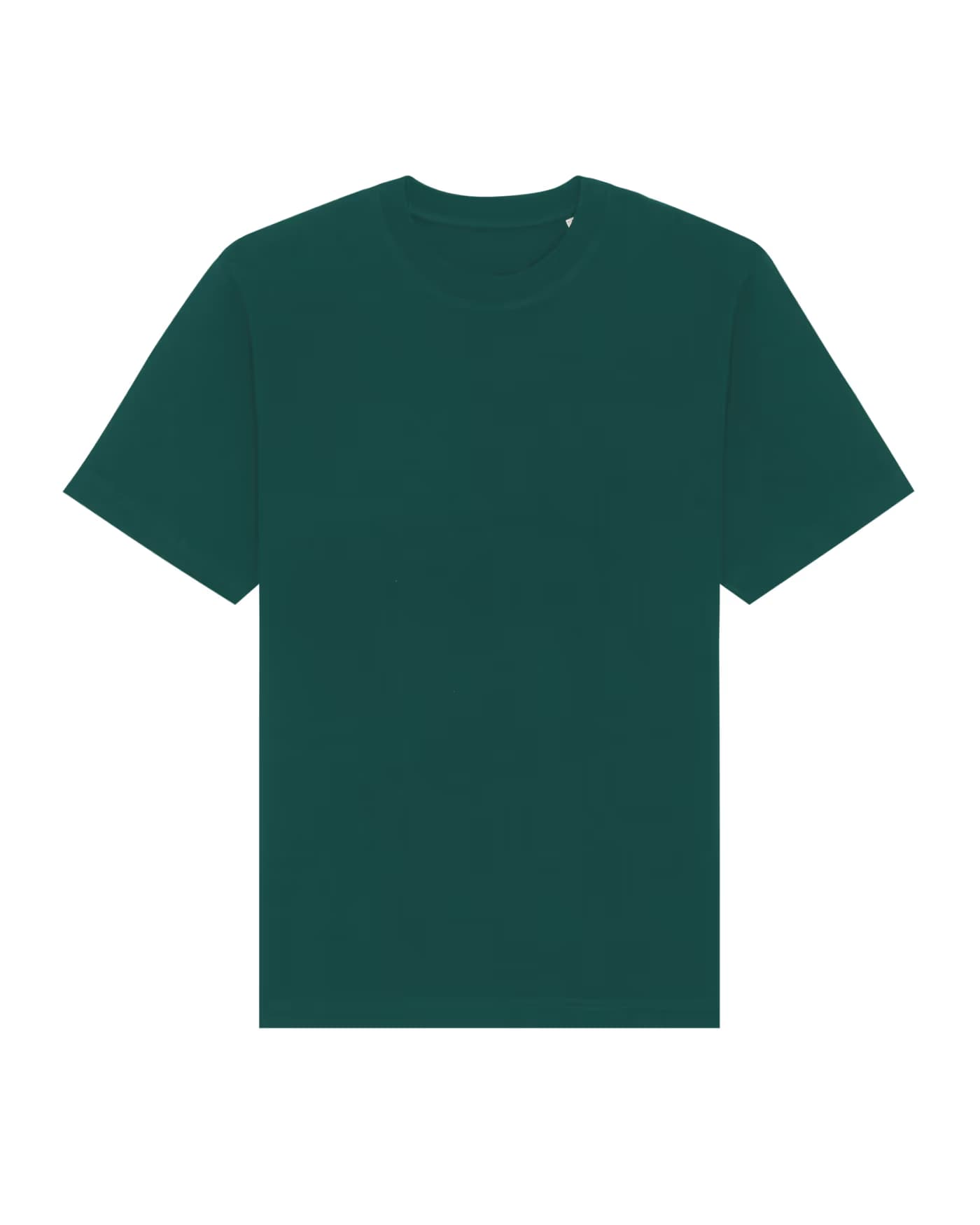 T-shirt Marlon à personnaliser, coupe oversize en coton bio 240 g/m², coloris vert bouteille