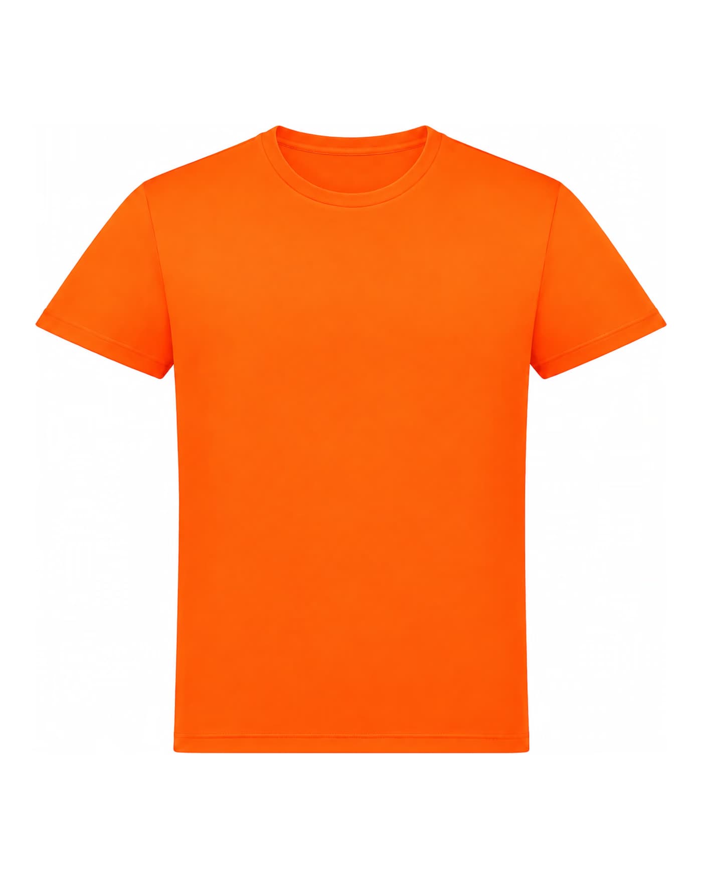 T-shirt Ulysse à personnaliser, coupe sport en 100 % polyester 135 g/m², coloris orange